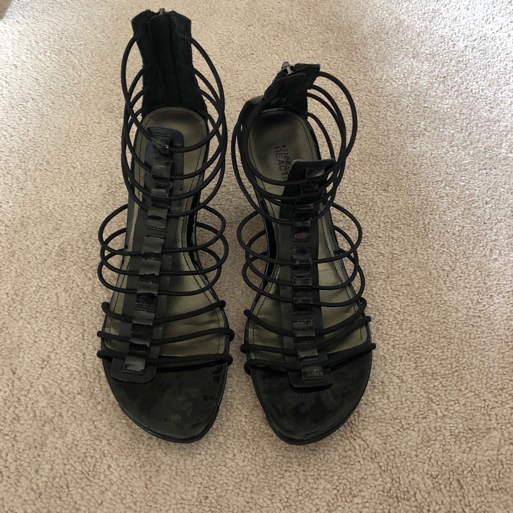 Kenneth Cole Reaction strappy wedge sandals
